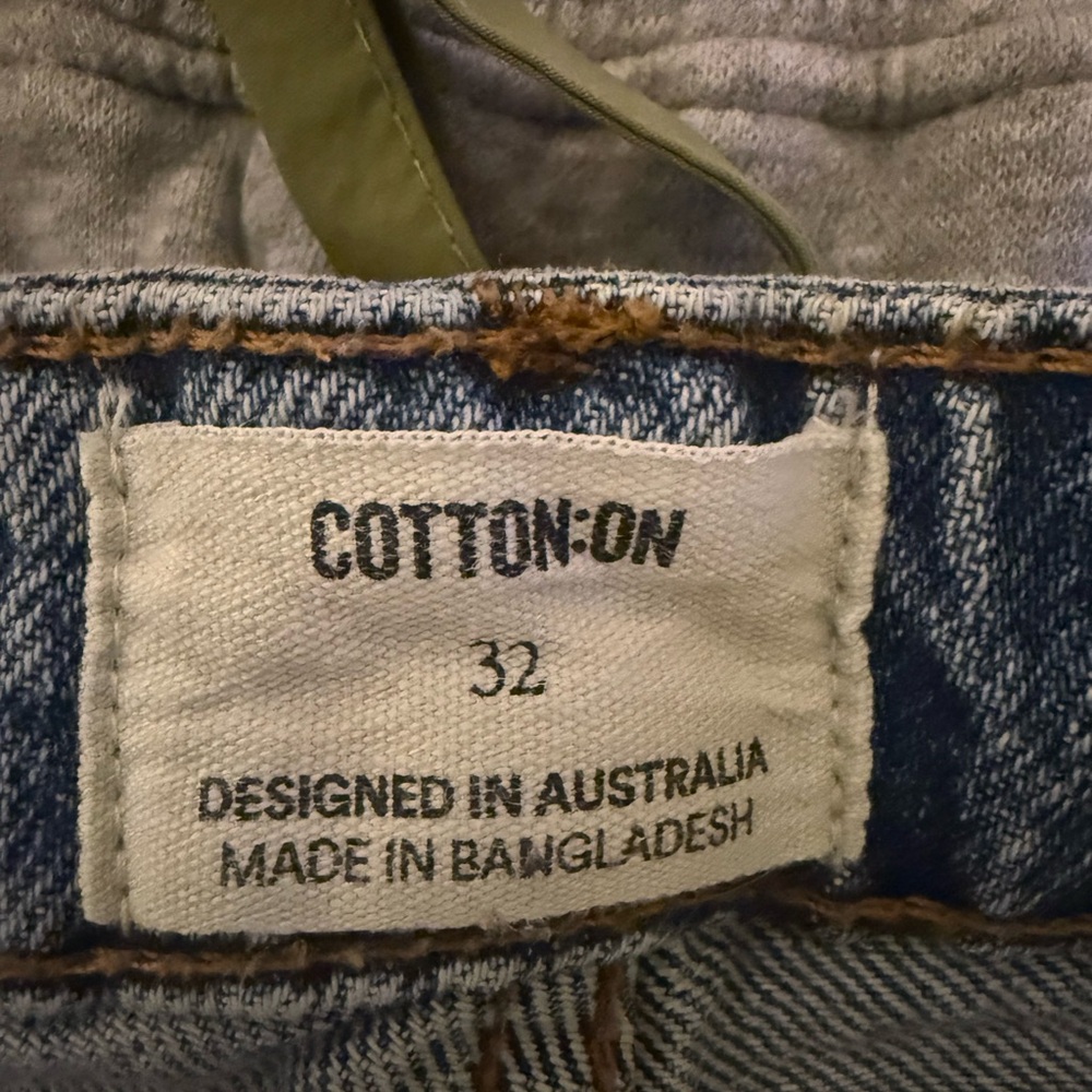 Cotton On Carpenter Denim Shorts Size 32 Blue Utility Streetwear - Picture 9 of 10